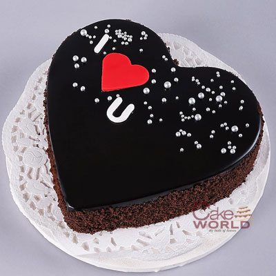 Love Proposal Truffle Cake