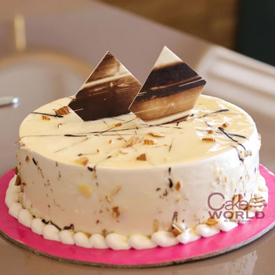 Eccentric White Chocolate Cake