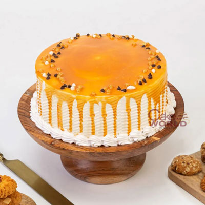 Sparkle Butterscotch Cake