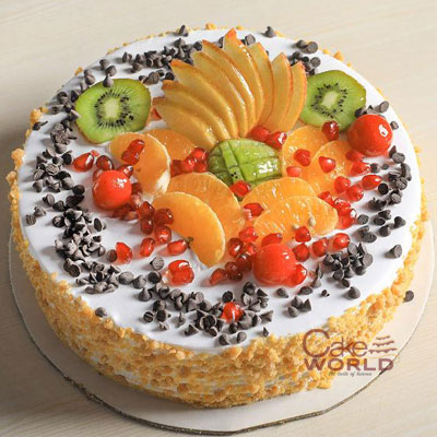 Overloaded Fruit Cake