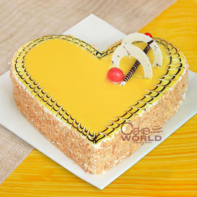 Lips Macking Butterscotch Cake