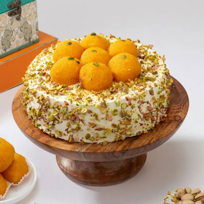 Motichoor Ladoo cake