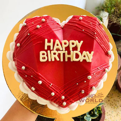 Lovely Red Velvet Pinata Cake