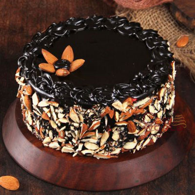 Elegant Almond Truffle Cake