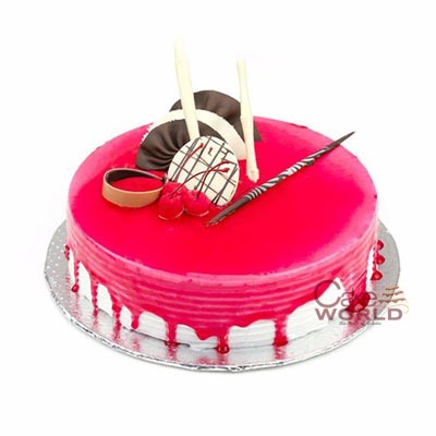 Genoise Strawberry Cake