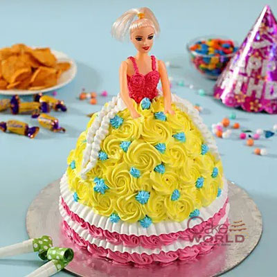 Glamours Barbie Cake